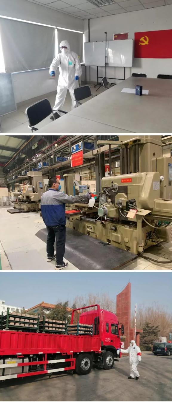 公共區(qū)域、生產(chǎn)車間:消毒、消毒、消毒